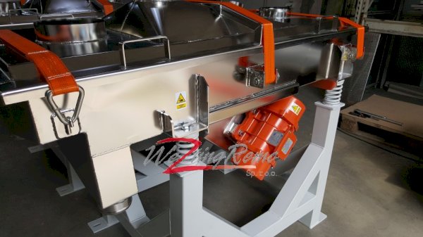 Przesiewacze wibracyjne polerowane elektrochemicznie do granulatów tworzyw sztucznych
